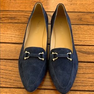 Talbots blue suede flats